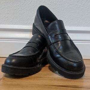 Vagabond Women's Black Leather Loafers